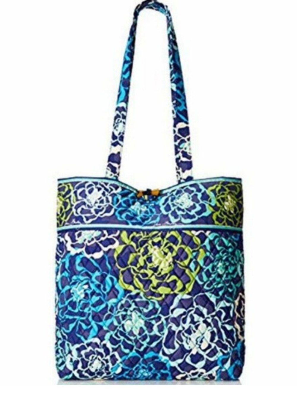 Vera Bradley Floral Katalina Blues Retired Pattern Totebag